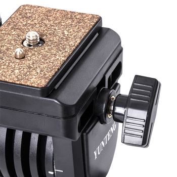 Yunteng 930 hydraulický PTZ pan-tilt pre kameru na koľajnici, nosnosť 2–5 kg, súčasťou dosky rýchloupínacej