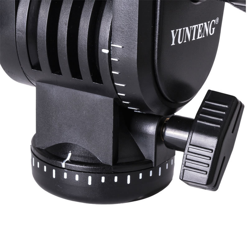 Yunteng 930 hydraulický PTZ pan-tilt pre kameru na koľajnici, nosnosť 2–5 kg, súčasťou dosky rýchloupínacej