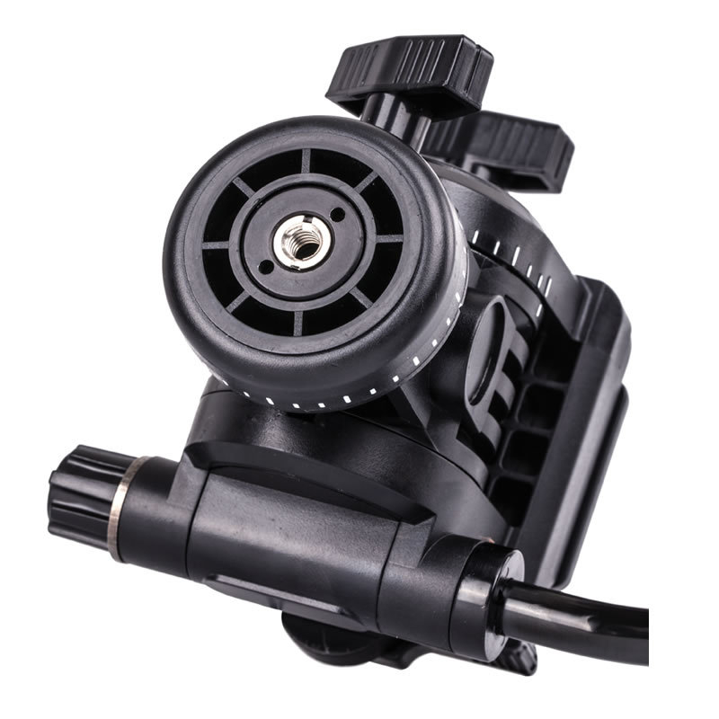 Yunteng 930 hydraulický PTZ pan-tilt pre kameru na koľajnici, nosnosť 2–5 kg, súčasťou dosky rýchloupínacej