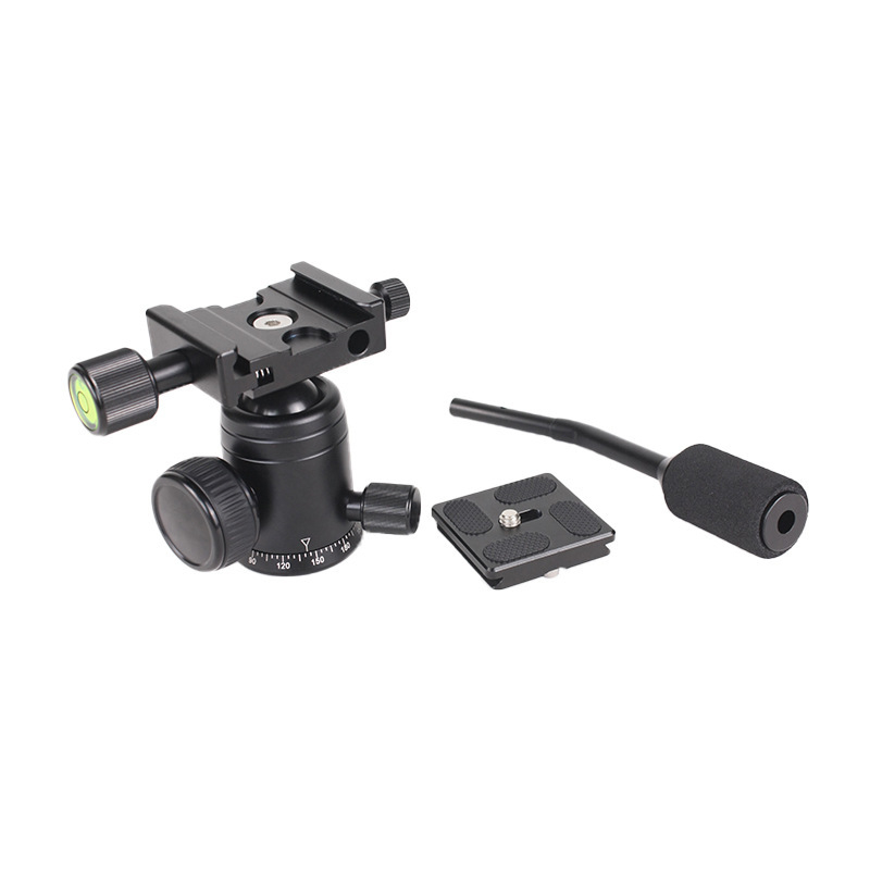 Karbonski stativ za DSLR kamere, kuglična glava, 3 sekcije, ploča za brzo otpuštanje, nosivost 6–10 kg