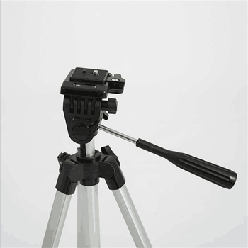 Trepied pentru cameră 330A, cap PTZ 3D, aliaj de aluminiu, 3 segmente, placă de eliberare rapidă, sarcină 2–5 kg, greutate 0,55 kg