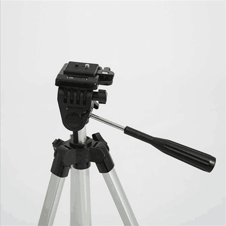 Trepied pentru cameră 330A, cap PTZ 3D, aliaj de aluminiu, 3 segmente, placă de eliberare rapidă, sarcină 2–5 kg, greutate 0,55 kg