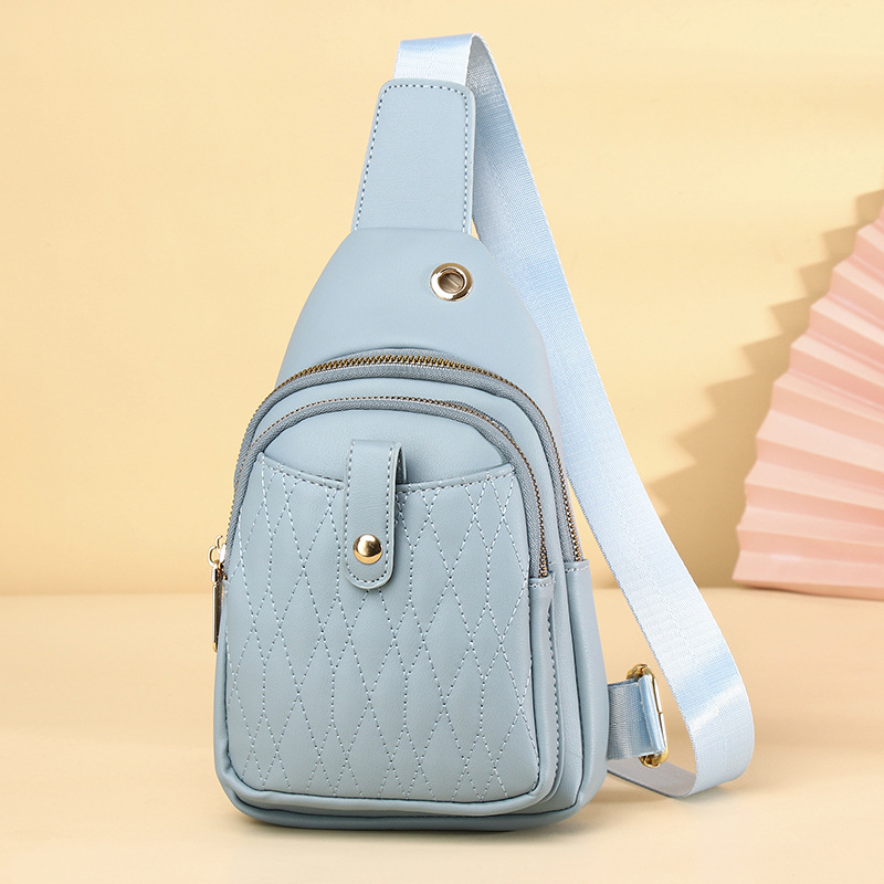 Senlina PVC torbica za crossbody s poklopcem, gradski minimalistički stil, velika kapacitet, zatvarač, unutarnji džepovi za telefon i osobnu iskaznicu