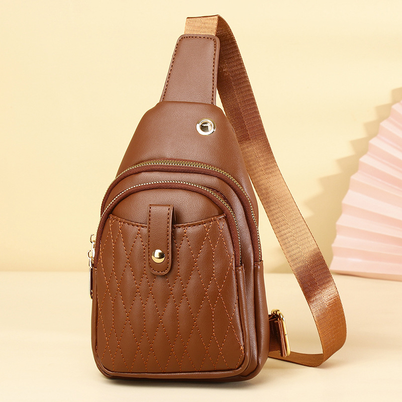 Senlina PVC torbica za crossbody s poklopcem, gradski minimalistički stil, velika kapacitet, zatvarač, unutarnji džepovi za telefon i osobnu iskaznicu