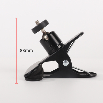 Stolni držač rasvjete za mobitel i kameru — aluminijska legura, klip s okruglom glavom pan-tilt, tripod tip