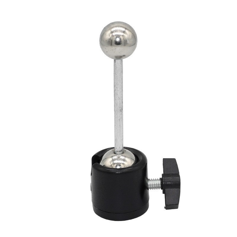 Tripod metalic pentru telefon cu cap dublu sferic, pan-tilt universal 360°, filet de 1/4", pentru streaming live