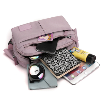 Najlon torbica za pojas za tri načina upotrebe, za žene, za vožnju biciklom i planinarenje, crossbody s zatvaračem, džep za telefon, poliesterska podstava