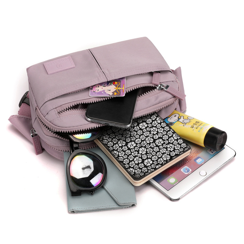 Najlon torbica za pojas za tri načina upotrebe, za žene, za vožnju biciklom i planinarenje, crossbody s zatvaračem, džep za telefon, poliesterska podstava
