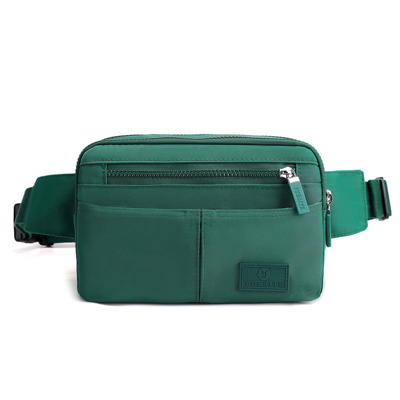 Najlon torbica za pojas za tri načina upotrebe, za žene, za vožnju biciklom i planinarenje, crossbody s zatvaračem, džep za telefon, poliesterska podstava