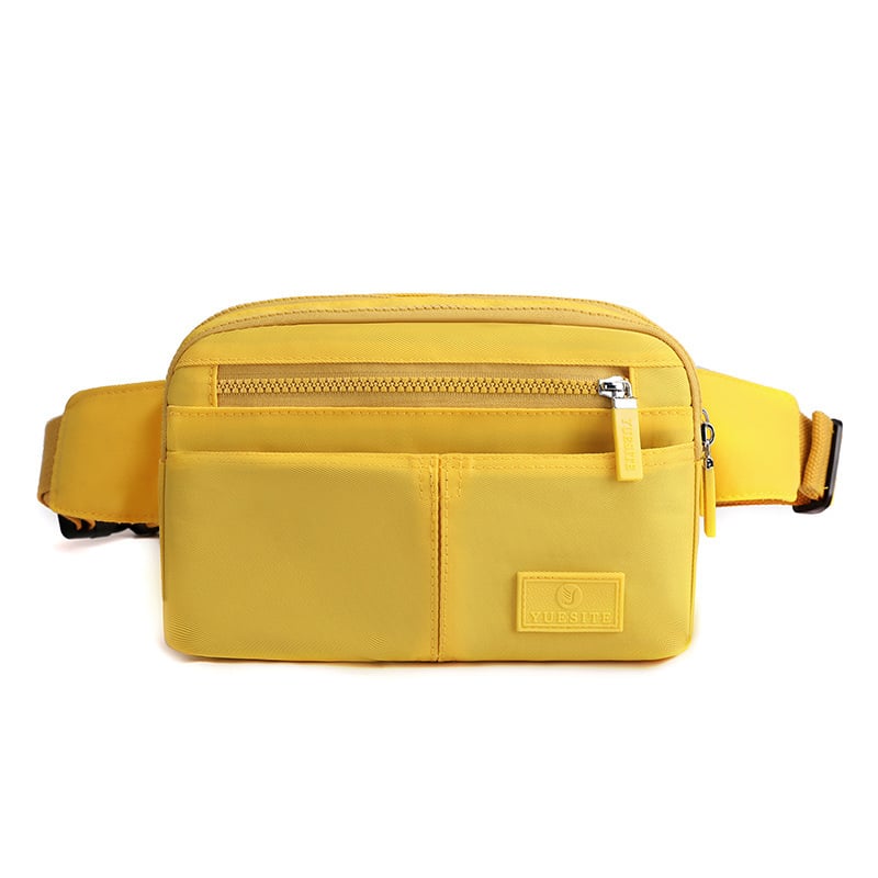 Najlon torbica za pojas za tri načina upotrebe, za žene, za vožnju biciklom i planinarenje, crossbody s zatvaračem, džep za telefon, poliesterska podstava