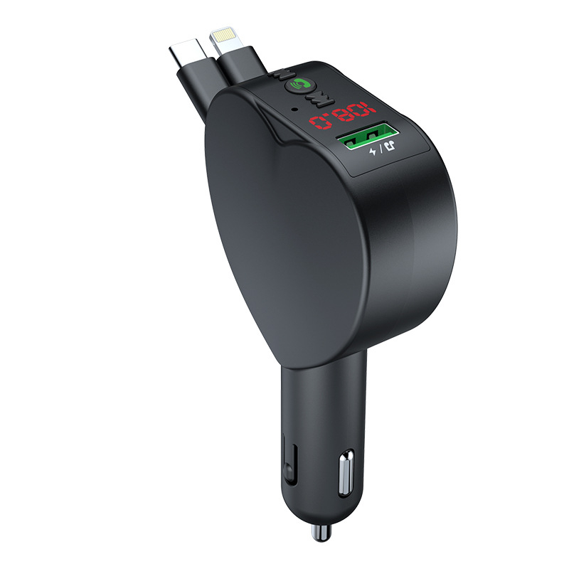 Receiver MP3 Bluetooth pentru mașină, model Y3, afișaj OLED, radio FM, alimentare 12V/24V
