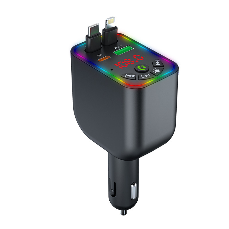 Receiver MP3 Bluetooth pentru mașină, model Y3, afișaj OLED, radio FM, alimentare 12V/24V