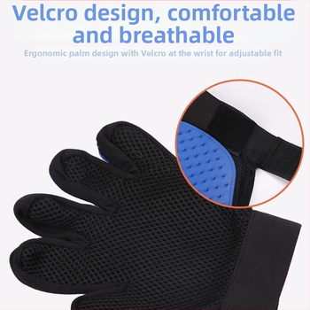 Dzīvnieku kopšanas cimdiņš kaķiem un suņiem, noņem atdalīto kažoku, piemērots dušai