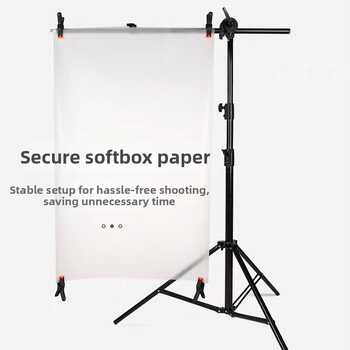 Fotografijos klipsas studijos fonui – PVC, universalus fonams ir difuziniam popieriui, 4 vnt., svoris 0,2 kg