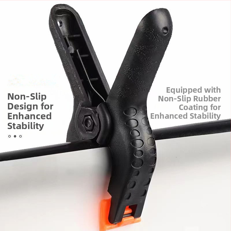 Fotogrāfijas klips studijas fonam – PVC, universāls fonu un difūzijas papīram, komplekts 4 gab., svars 0,2 kg