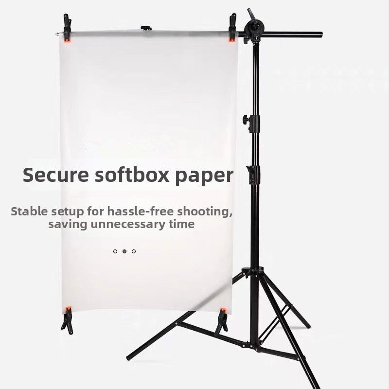 Fotogrāfijas klips studijas fonam – PVC, universāls fonu un difūzijas papīram, komplekts 4 gab., svars 0,2 kg