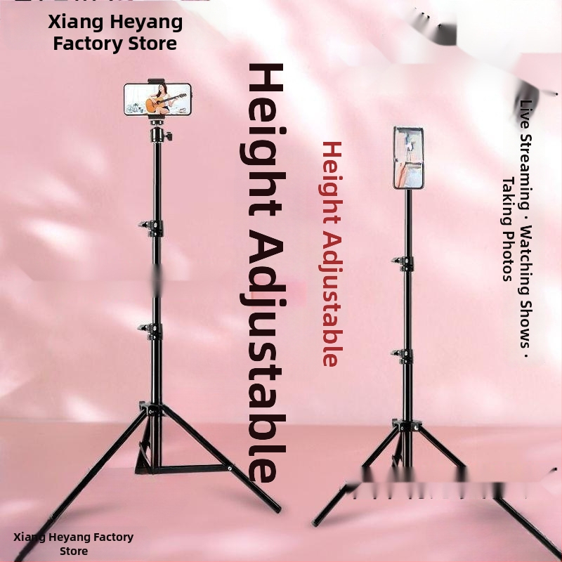 Nutitelefoni hoidja - mitmekülgne Bluetooth-statiiv otseülekannete jaoks koos selfie-pulgaga, sobib lauale, öölauale või põrandal asuvale tripodile