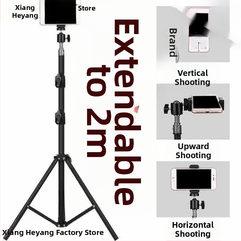 Nutitelefoni hoidja - mitmekülgne Bluetooth-statiiv otseülekannete jaoks koos selfie-pulgaga, sobib lauale, öölauale või põrandal asuvale tripodile