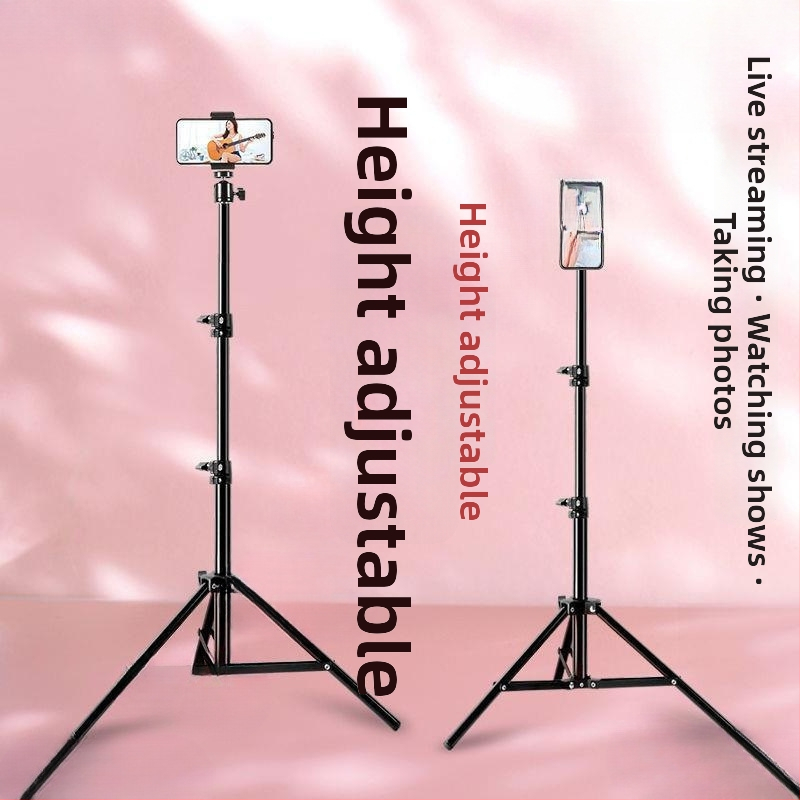 Nutitelefoni hoidja - mitmekülgne Bluetooth-statiiv otseülekannete jaoks koos selfie-pulgaga, sobib lauale, öölauale või põrandal asuvale tripodile