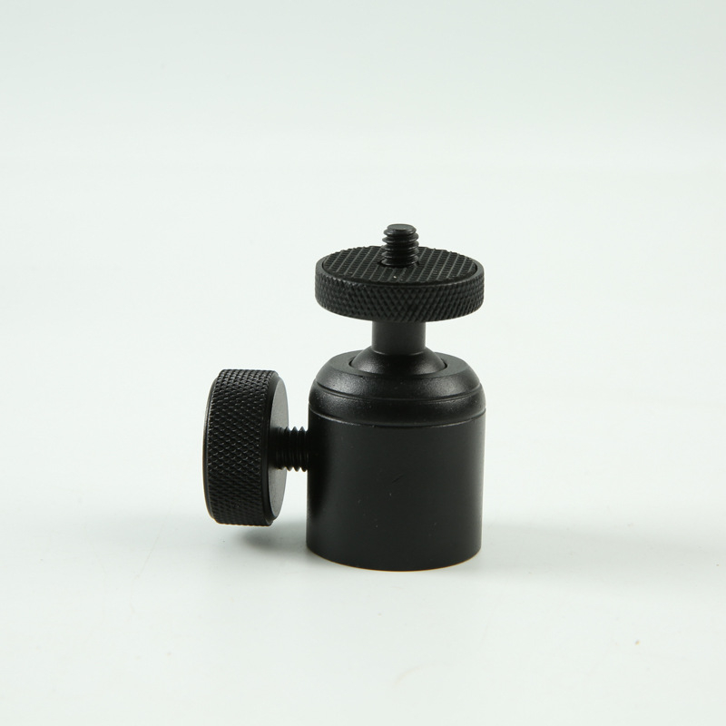Cap de ball din aliaj de aluminiu pentru trepied, universal, mișcare la 360°, compatibil cu telefoane mobile și camere mirrorless