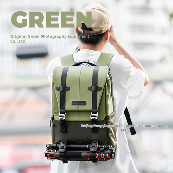 Kameros krepšys be veidrodžio (mirrorless) ir DSLR - EVA konstrukcija, atsparus smūgiams, nailono įdaila, kuprinės stilius, unisex