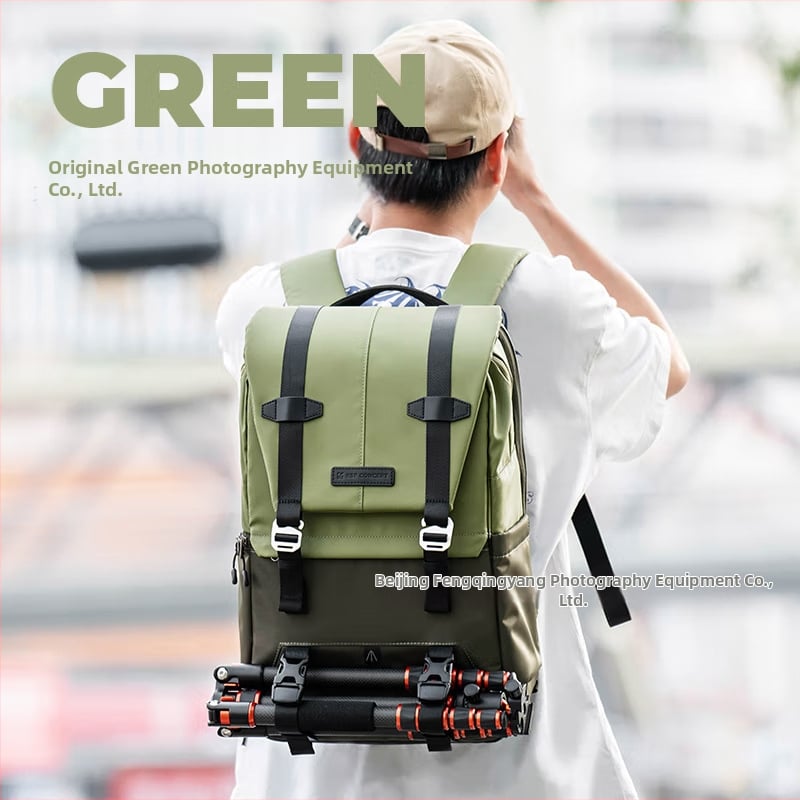 Kameros krepšys be veidrodžio (mirrorless) ir DSLR - EVA konstrukcija, atsparus smūgiams, nailono įdaila, kuprinės stilius, unisex