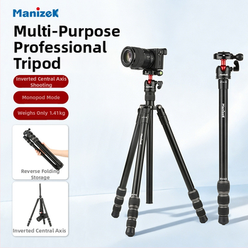 Manjike TP611 DSLR statív – hliníková zliatina, nosnosť až 5 kg, hmotnosť 1,41 kg