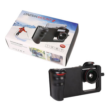 Σετ φωτογράφισης για κινητό τηλέφωνο: μακρο φακός και ευρυγώνιος φακός, εξάρτημα 2-σε-1, χειροκίνητος σταθεροποιητής, Bluetooth