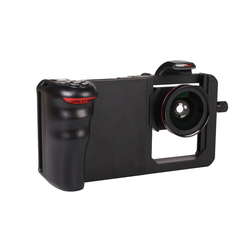 Σετ φωτογράφισης για κινητό τηλέφωνο: μακρο φακός και ευρυγώνιος φακός, εξάρτημα 2-σε-1, χειροκίνητος σταθεροποιητής, Bluetooth