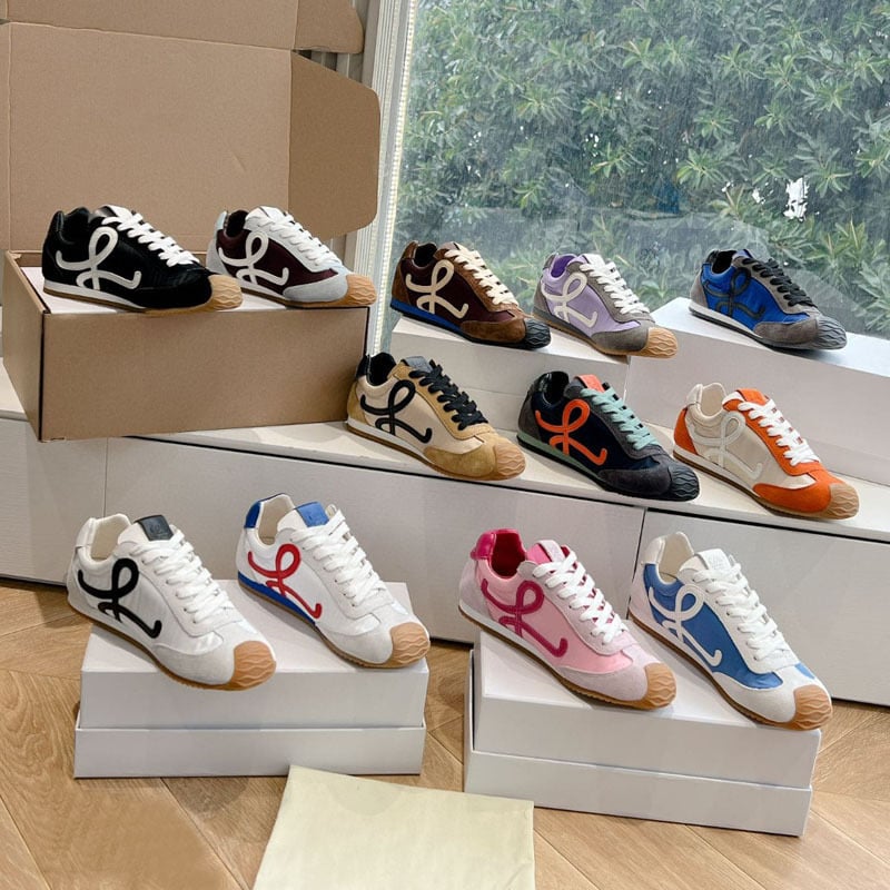 Wang Yibo stil balet tenisice za unisex, boja blok, debeli potplat, protuklizne
