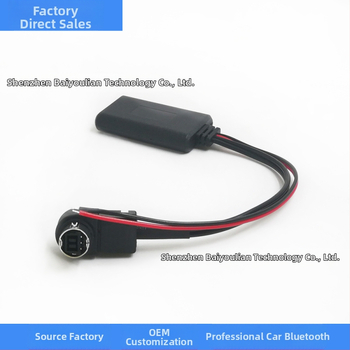 Bluetooth handsfree do auta pre rádio Alpine 121B236B237B — Bluetooth 5.0, AUX zvuk, 12V vstup, inštalácia za CD prehrávačom