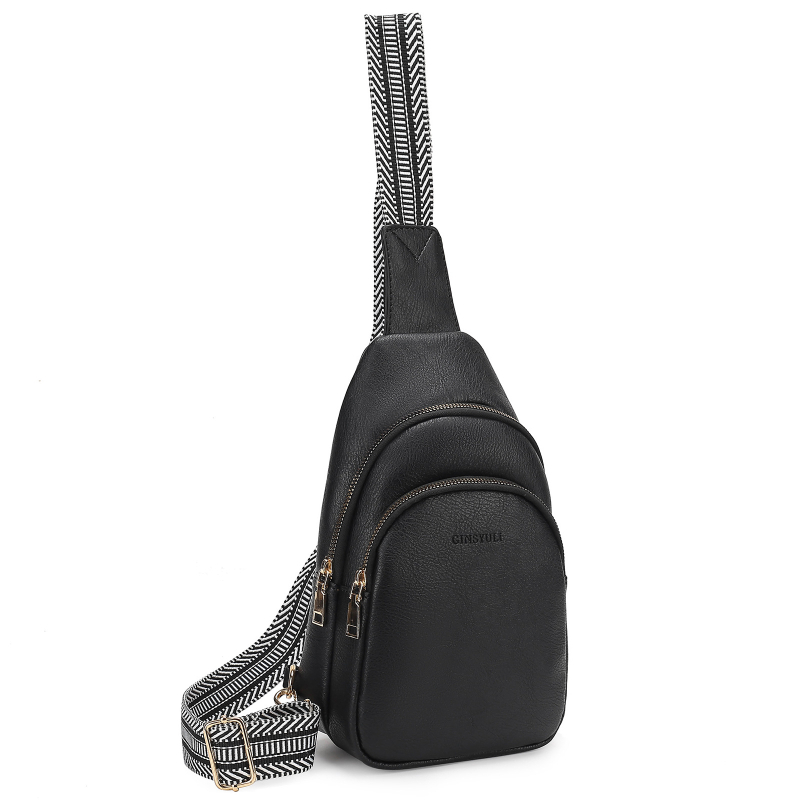Ženska PU crossbody torbica, mekana, zatvarač, poliester podstava, unutarnji ID džep