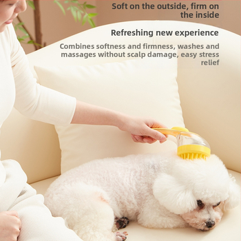 Holy World katėms vonios ir masažinės šepetėlis – PP medžiaga, naminių gyvūnėlių priežiūros įrankis, privatios etiketės galimybė