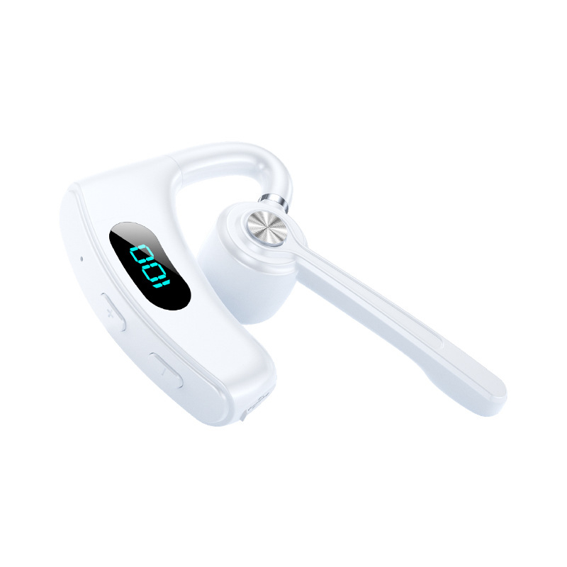 V600 Bluetooth slušalica s kukom za uho, jednostruka, nije u uho, digitalni zaslon, za sport, posao i automobil