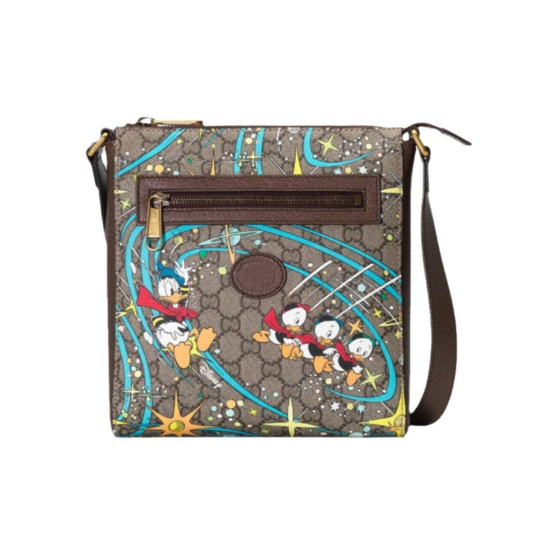 Geantă crossbody pentru bărbați din PVC, impermeabilă, extensibilă, reduce povara, model cu litere, căptușeală din pânză