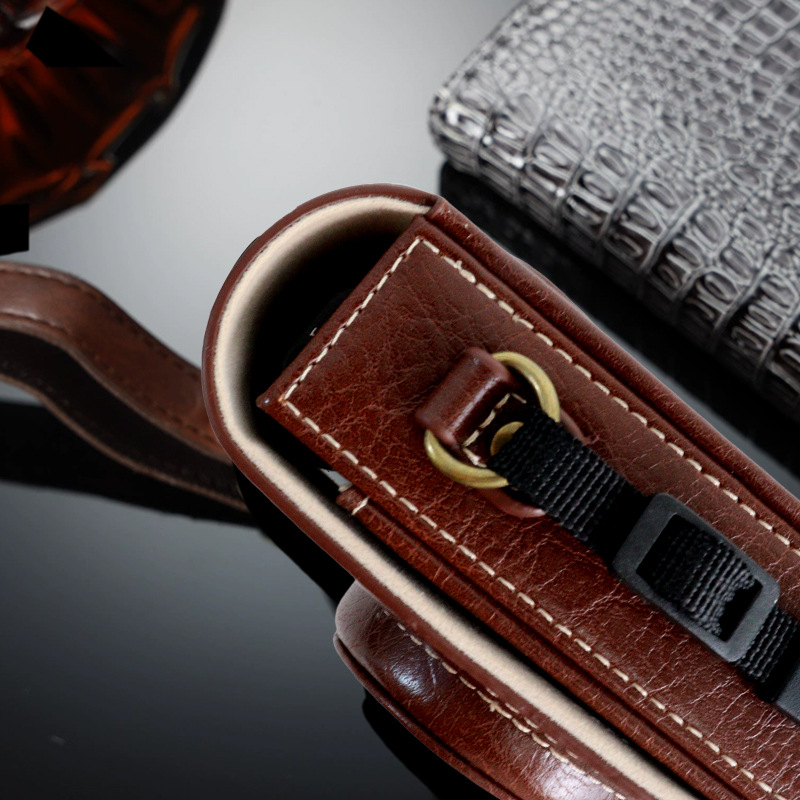 Geantă universală pentru camere compacte: Canon SX740, G7X, Ricoh GR4 și Sony ZV-1 • Material PU • curea crossbody • căptușeală din flanelă • unisex