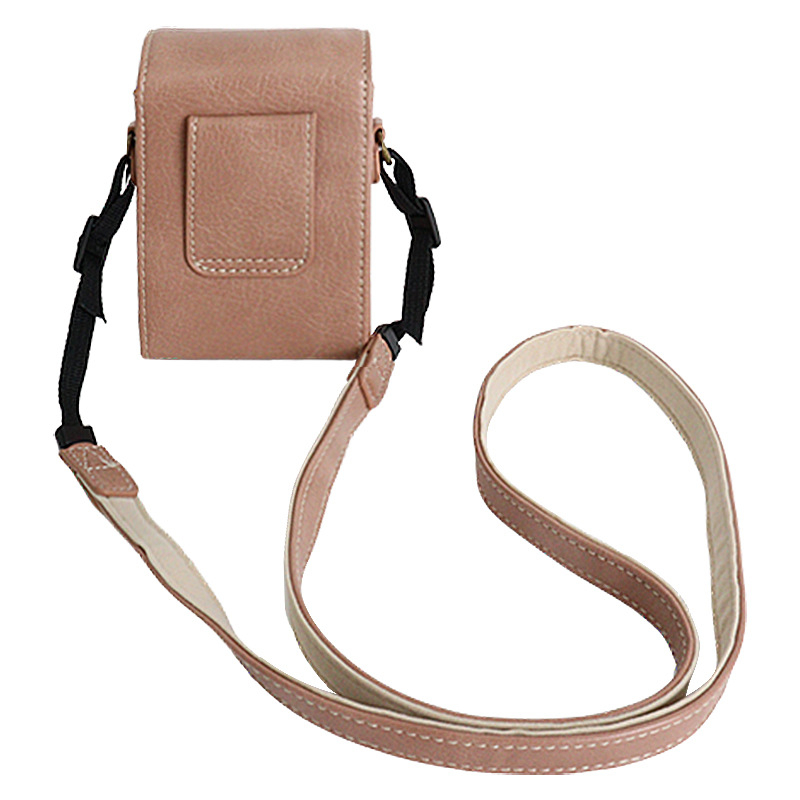 Geantă universală pentru camere compacte: Canon SX740, G7X, Ricoh GR4 și Sony ZV-1 • Material PU • curea crossbody • căptușeală din flanelă • unisex