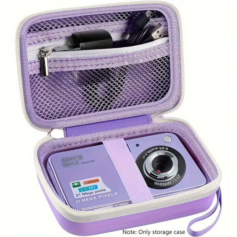 EVA kemény héjú digitális fényképezőgép tárolótáska — hordozható clutch stílusú, vízálló és ütésálló, PU bélés, 2024 tavasz