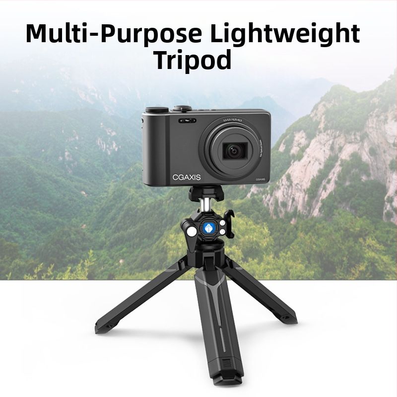 Vlog statív s dvoma cold shoe mounts, prenosný stolný predlžovač pre DSLR/mirrorless fotoaparát • Materiál: Nylon • Zaťaženie: 3 kg • Kategória: Tripod/PTZ