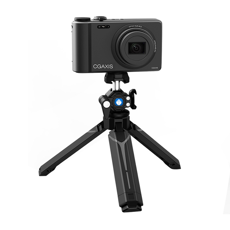 Trepied pentru vlog cu dual cold shoe mounts, extensie de birou portabilă pentru DSLR/mirrorless • Material: Nylon • Capacitate de încărcare: 3 kg • Categoria: Tripod/PTZ