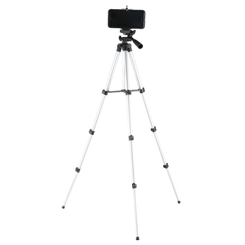 H3110 Aluminijski stativ za DSLR s nosačem za telefon, 3 sekcije, težina 1.0 kg, nosivost do 2 kg