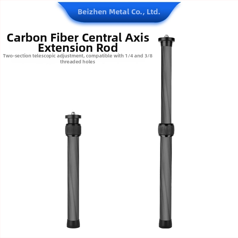 Monopod stabilizátor s predĺženou stredovou osou pre fotoaparát a telefón – karbónové vlákna, univerzálny, prispôsobiteľný