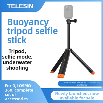 Buoyancy Tripod Selfie Stick – TELESIN, Univerzálna kompatibilita, Materiál: Plast + hliníková zliatina