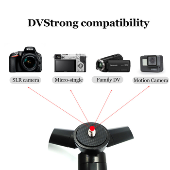 Tripod pre mobilné vysielanie, hliníková zliatina, Model Bz-328, Zaťažiteľnosť 2–5 kg, Hmotnosť 0,12 kg