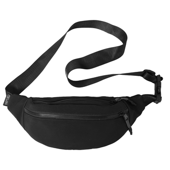 Najlon torbica za pojas u urbanom minimalističkom stilu, unutarnja džep za mobitel, poliester podstava, zatvarač, trodimenzionalni vanjski dizajn, za svakodnevnu upotrebu