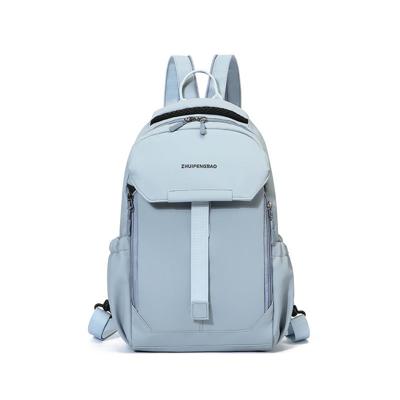 Naylon ženska torbica za prsni dio u urbanom stilu, velika kapaciteta, zatvarač, poliester podstava