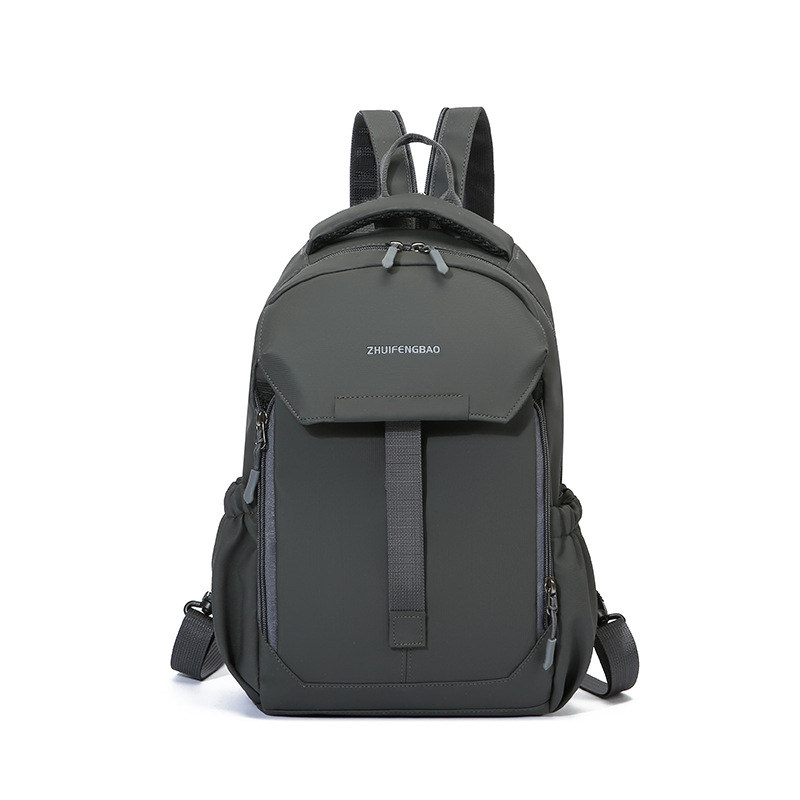 Naylon ženska torbica za prsni dio u urbanom stilu, velika kapaciteta, zatvarač, poliester podstava