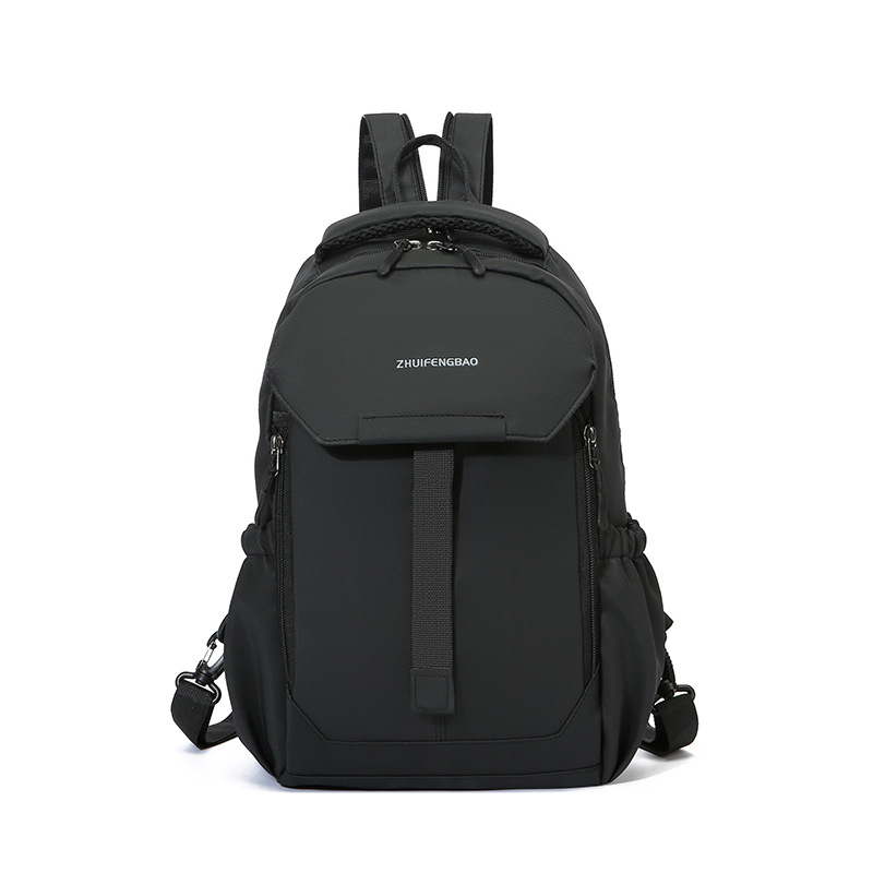 Naylon ženska torbica za prsni dio u urbanom stilu, velika kapaciteta, zatvarač, poliester podstava