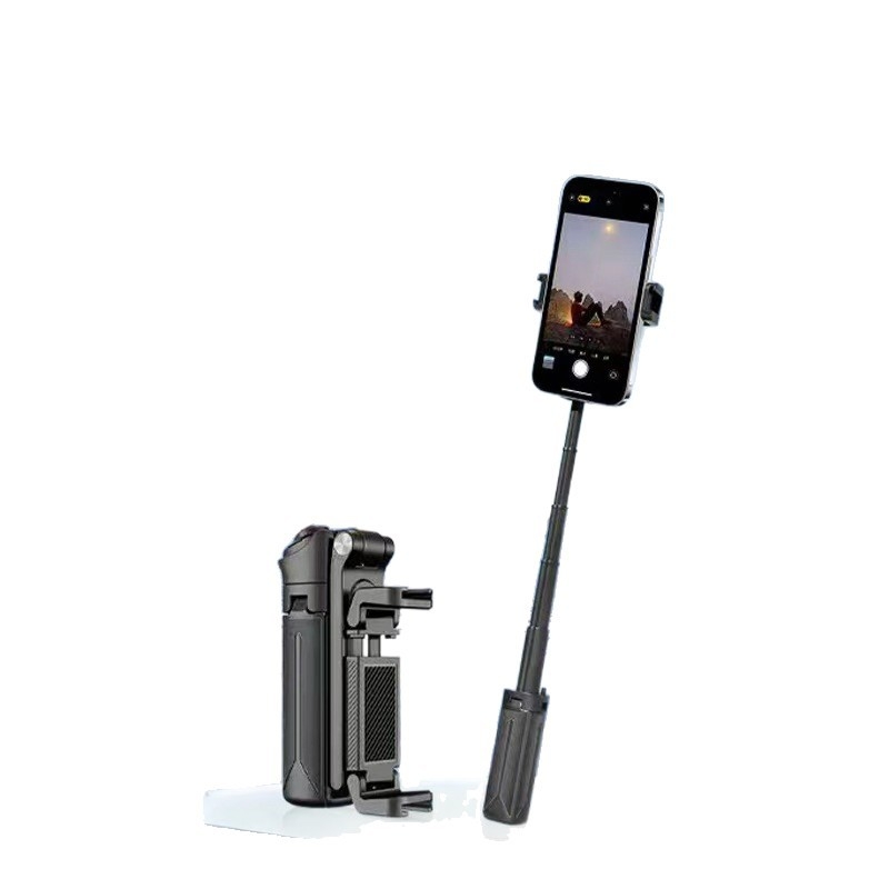 Mini selfie tyč pre telefón s roztiahnuteľným zaostrovaním, Bluetooth držiak na telefón, diaľkové ovládanie súčasťou, prispôsobiteľný, univerzálny (materiál: plast)