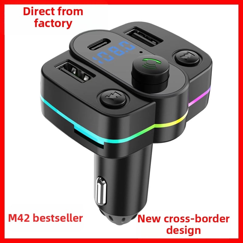 M39 Bluetooth punjač za auto s FM transmiterom i MP3 playerom, USB sučelje, napajanje 12–24V
